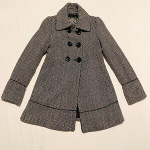 Guess Womens Pea Coat Size Small Wool Blend Jacket